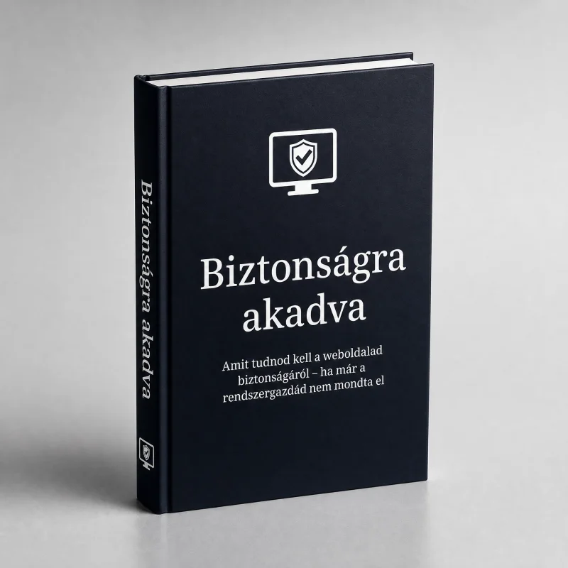 Biztonságra akadva – e-könyv borító